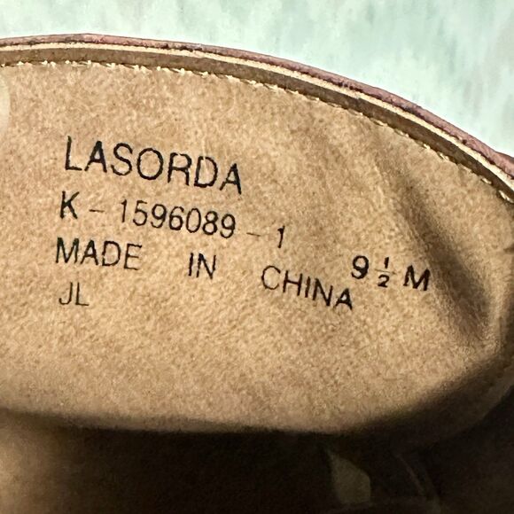 Marco Vicci Lasorda Burgundy Tassel Leather Dress Shoes Mens 9.5 main image 8